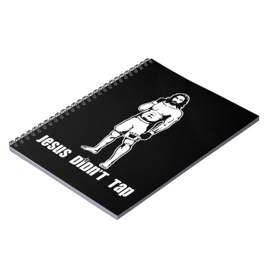 イエスはタップしMMAなかったTシャツイエスはタップしMMAなかった ノートブック (左側)