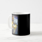 イエスはタバコを持っおもしろいている コーヒーマグカップ (正面左)