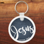 イエスはデニムサークルを愛している キーホルダー (裏面)