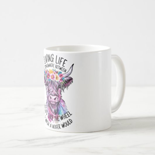 イエスはハンドルを取り、私はハイファーが行くことを望む コーヒーマグカップ (正面右)