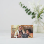 イエスはパンを切る 名刺 (スタンド正面)