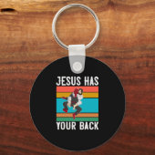 イエスはブラジルの柔術ギフトを持っているクリス キーホルダー (正面)