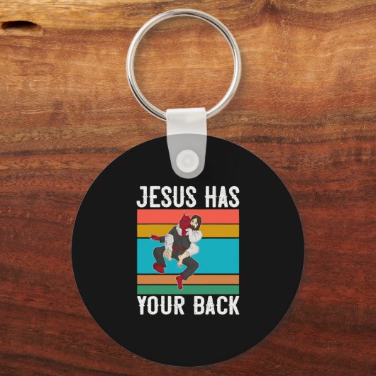 イエスはブラジルの柔術ギフトを持っているクリス キーホルダー (正面)