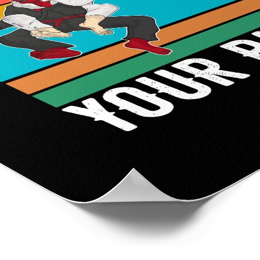 イエスはブラジルの柔術ギフトを持っているクリス ポスター (角)