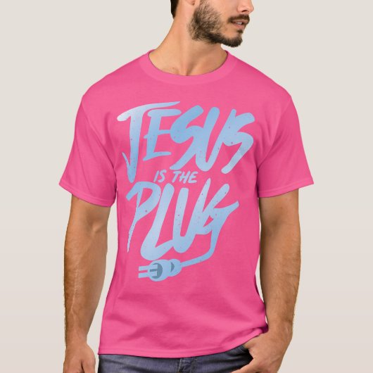 イエスはプラグである Tシャツ (正面)