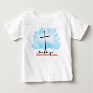 イエスはベビーTシャツを愛する ベビーTシャツ