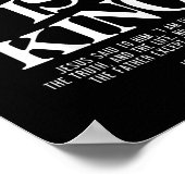 イエスはヨハネの聖書聖句キリスト教の聖句である ポスター (角)