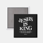 イエスはヨハネの聖書聖句キリスト教の聖句である マグネット (正面/裏面)