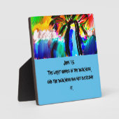 イエスはライトハウスのマグネットドアのサイン空気フレッシュ フォトプラーク (正面)