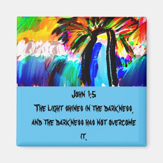 イエスはライトハウスのマグネットドアのサイン空気フレッシュ マグネット (正面)