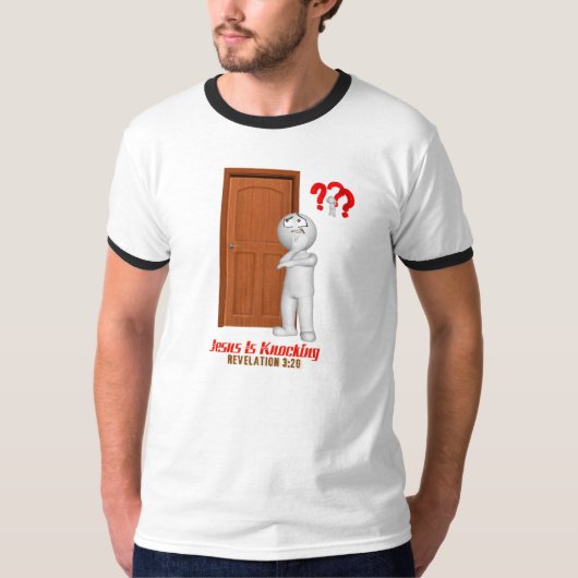 イエスはリンガーTシャツを叩いている Tシャツ (正面)