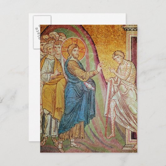 イエスはレパーを癒す ポストカード (正面/裏面)