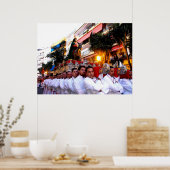 イエスはロバに、手のひら日曜日に ポスター (キッチン)