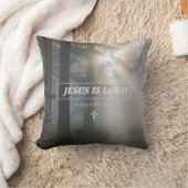 イエスはローマの主である10: 9キリスト教の聖書聖句 クッション (ブランケット)