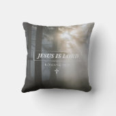 イエスはローマの主である10: 9キリスト教の聖書聖句 クッション (裏面)