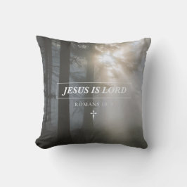 イエスはローマの主である10: 9キリスト教の聖書聖句 クッション