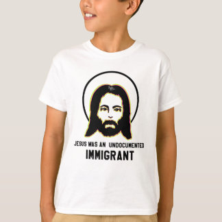 イエスは不法移民の黒人だったトリップ(幻覚体験)のような Tシャツ