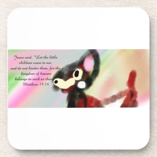 イエスは世界に光をもたらす コースター (正面)