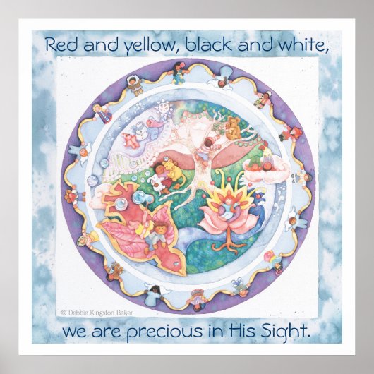 イエスは世界の小さな子供たちを愛している ポスター (正面)