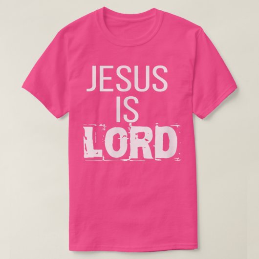 イエスは主であり、イエスは主である Tシャツ (デザイン正面)