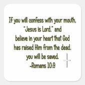 イエスは主である スクエアシール (正面)