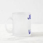 イエスは主である フロストグラスマグカップ (左)