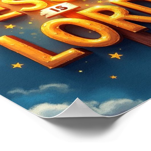 イエスは主である ポスター (角)