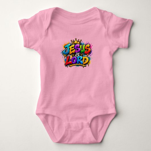 イエスは主 ベビーボディスーツ (正面)
