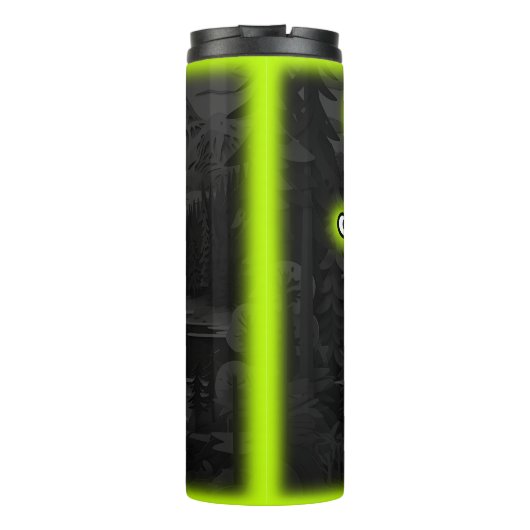 イエスは人生のメッセー白熱［赤熱］光を放つジ タンブラー (裏面)