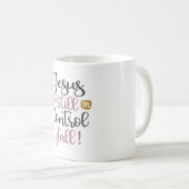 イエスは今もコントロールの中にいる – クリスチャン コーヒーマグカップ (正面右)