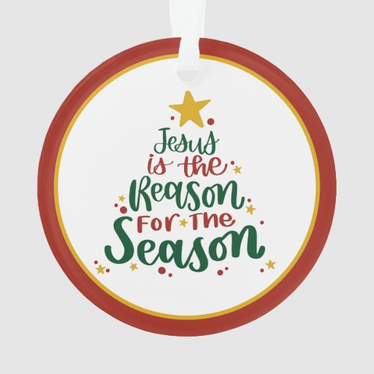 イエスは今季の理由 オーナメント (裏面)