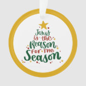 イエスは今季の理由 オーナメント (正面)