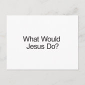 イエスは何をするだろうか。 ポストカード (正面)