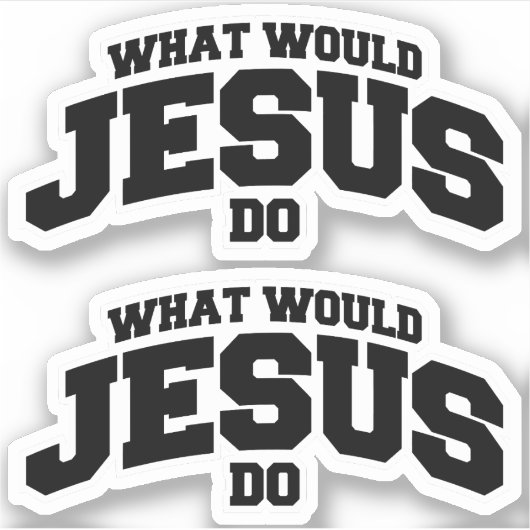 イエスは何をするのか シール (正面)