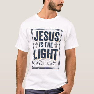 イエスは光である ビンテージクリスチャンTシャツ Tシャツ