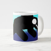 イエスは全てのハートを愛する ジャンボコーヒーマグカップ (正面右)