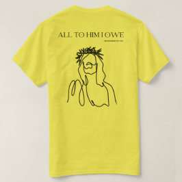 イエスは全てを支払った、ブラックプリントTシャツ Tシャツ