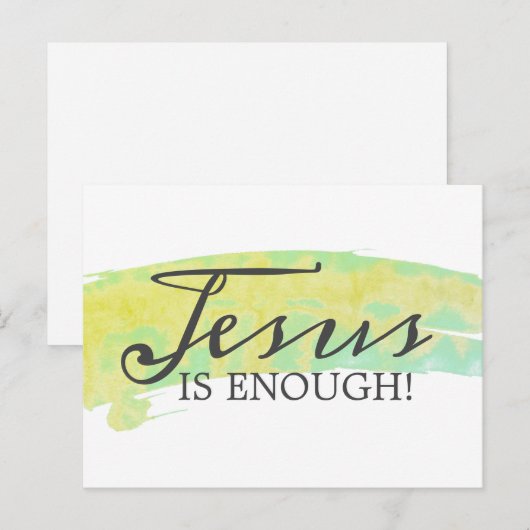 イエスは十分だ！ ポストカード (正面/裏面)