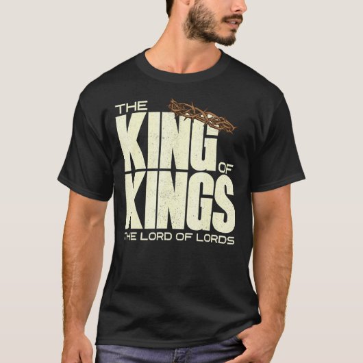 イエスは十字架の王の王である Tシャツ (正面)