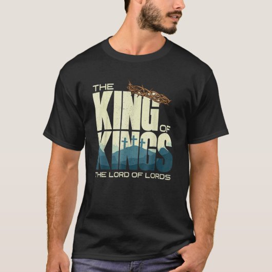 イエスは十字架の王の王である Tシャツ (正面)