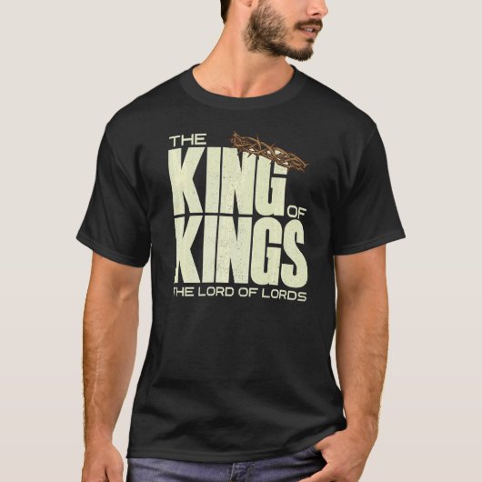 イエスは十字架の王の王である Tシャツ (正面)