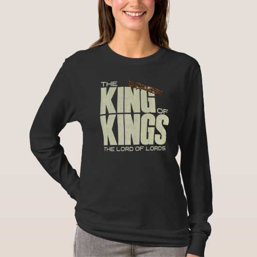 イエスは十字架の王の王である Tシャツ (正面)