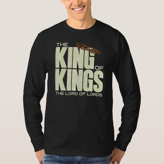 イエスは十字架の王の王である Tシャツ (正面)