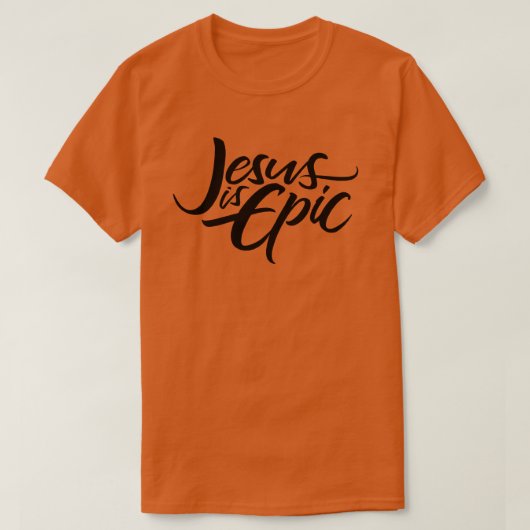 イエスは叙事詩レタリング書道宗教である Tシャツ (デザイン正面)