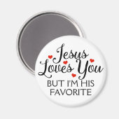 イエスは君を愛お気に入りのしおもしろいた マグネット (正面/裏面)