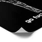 イエスは君を愛しているが、私はTシャツを愛していない ポスター (角)