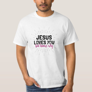 イエスは君を愛している – なぜTシャツを知っている Tシャツ