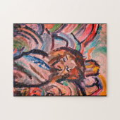 イエスは天国の木箱の看板 ジグソーパズル (横)