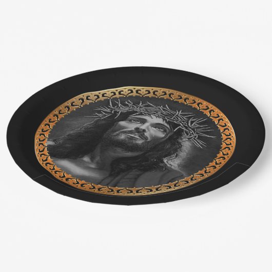 イエスは天国を見て ペーパープレート (アングル)