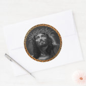 イエスは天国を見て ラウンドシール (封筒)